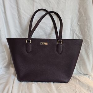 Kate Spade Laurel Way Burgundy Top Zip Tote